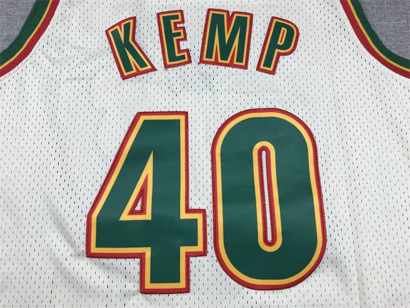 NBA Seattle SuperSonics Basketball jersey 40 white