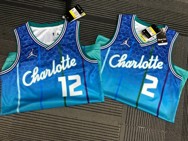 2022  Charlotte Hornets Basketball Jersey   city version #2  BALL