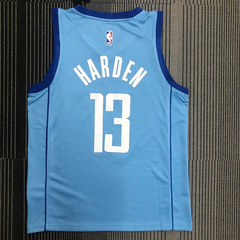 2021 Houston Rockets Basketball Jersey city version Blue #13 HARDEN