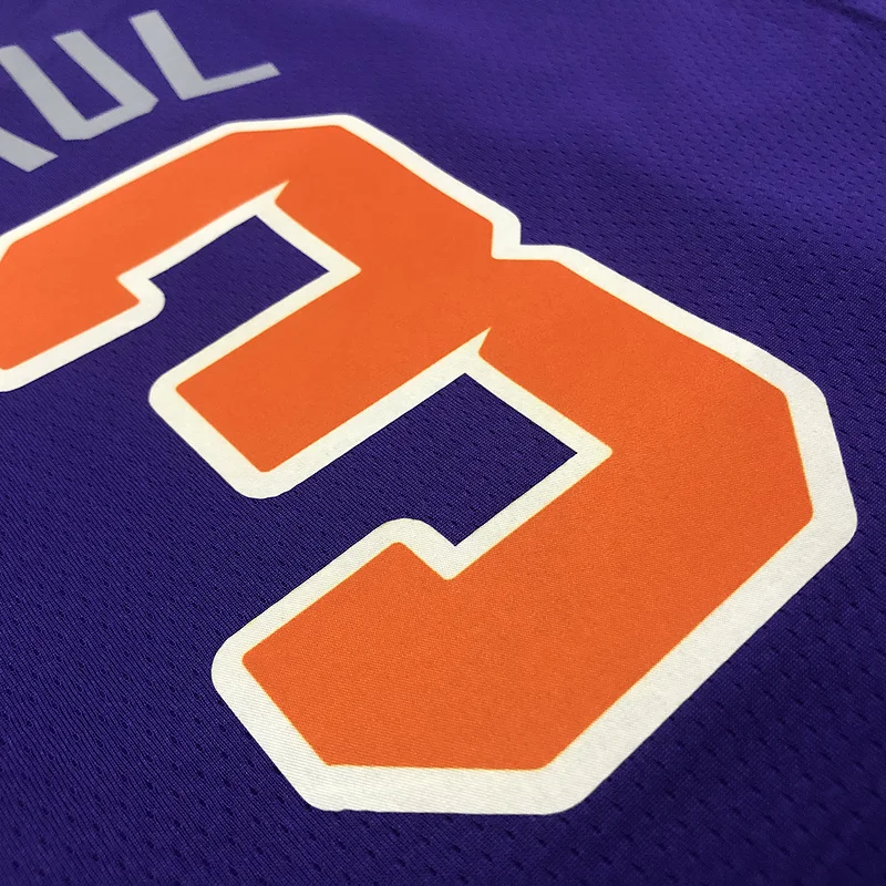 NBA Phoenix Suns Basketball jersey Purple #3 PAUL