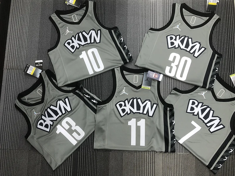 75th anniversary Brooklyn Nets Basketball jersey Flyer style limited #30 CURRY