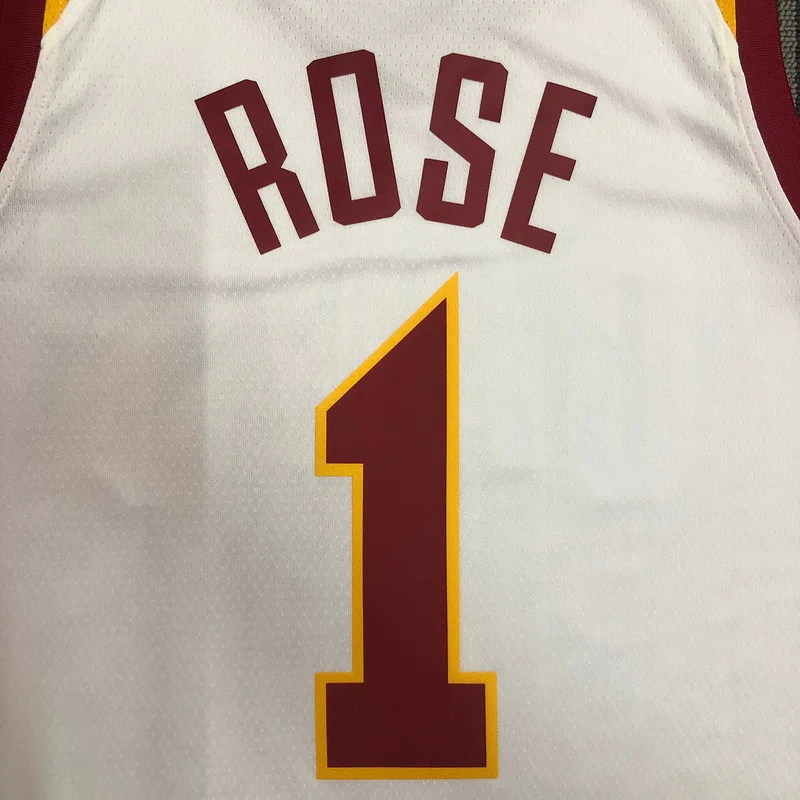 Cleveland Cavaliers Basketball Jersey White #1 ROSE