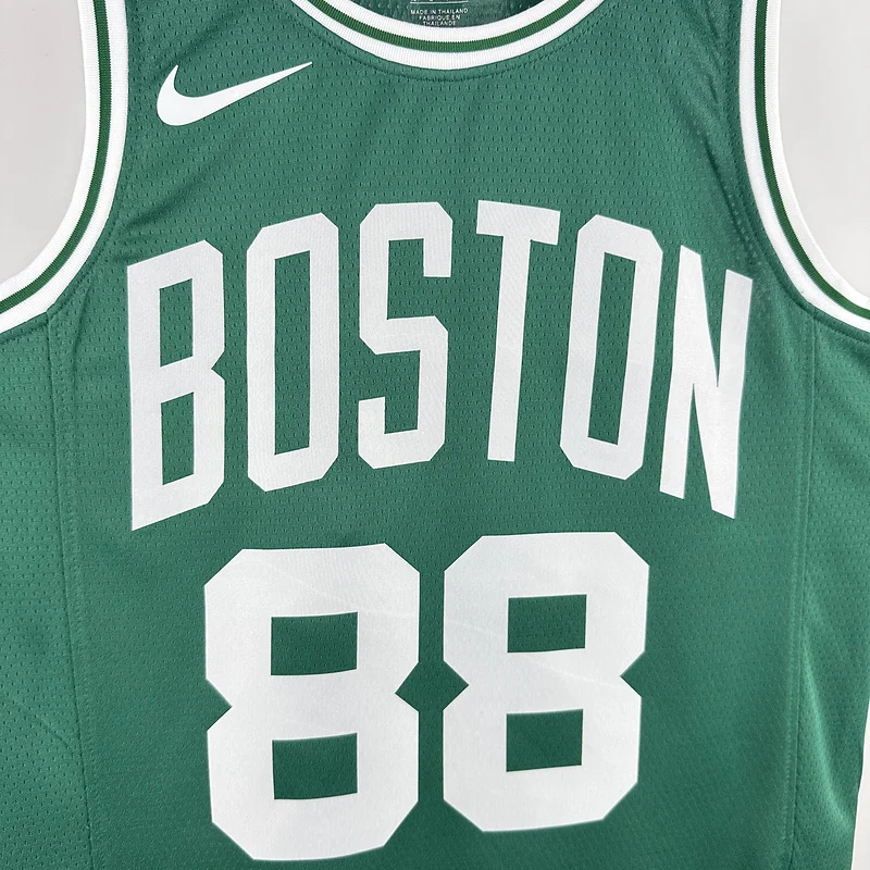 NBA Boston Celtics Basketball Jersey Green Away #88 QUETA