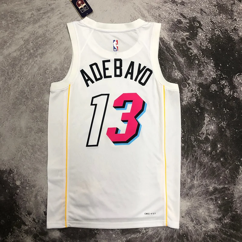 2023 Season NBA Miami Heat basketball jersey city version ADEBAYO