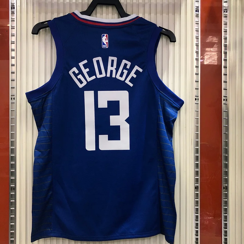 2020 Season NBA Los Angeles Clippers Basketball jersey  limited   Blue  #13   GEORGE