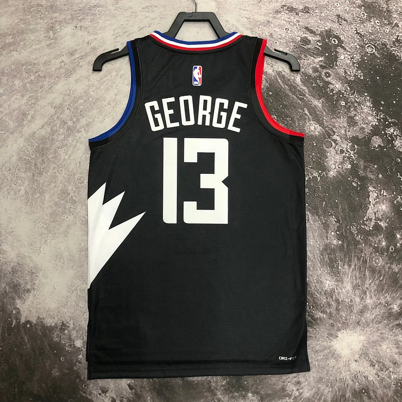 2023 Season   NBA Los Angeles Clippers Basketball jersey    trapeze  limited  #13   GEORGE