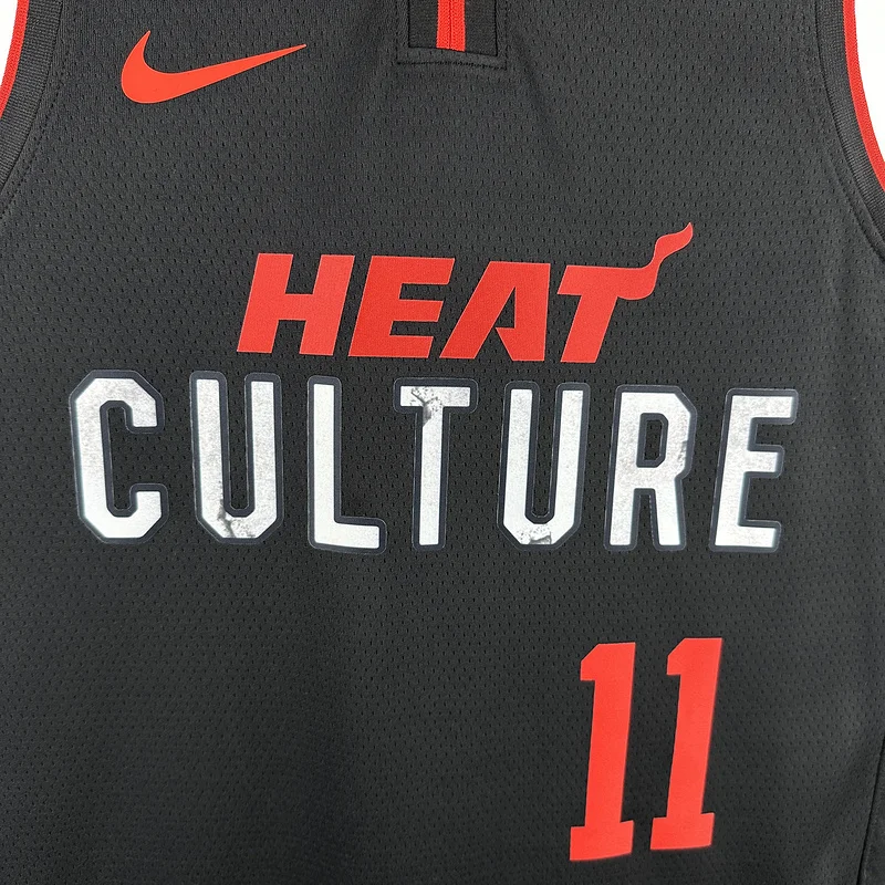 2024 Season NBA Miami Heat basketball jersey city version #11  JAQUEZ JR