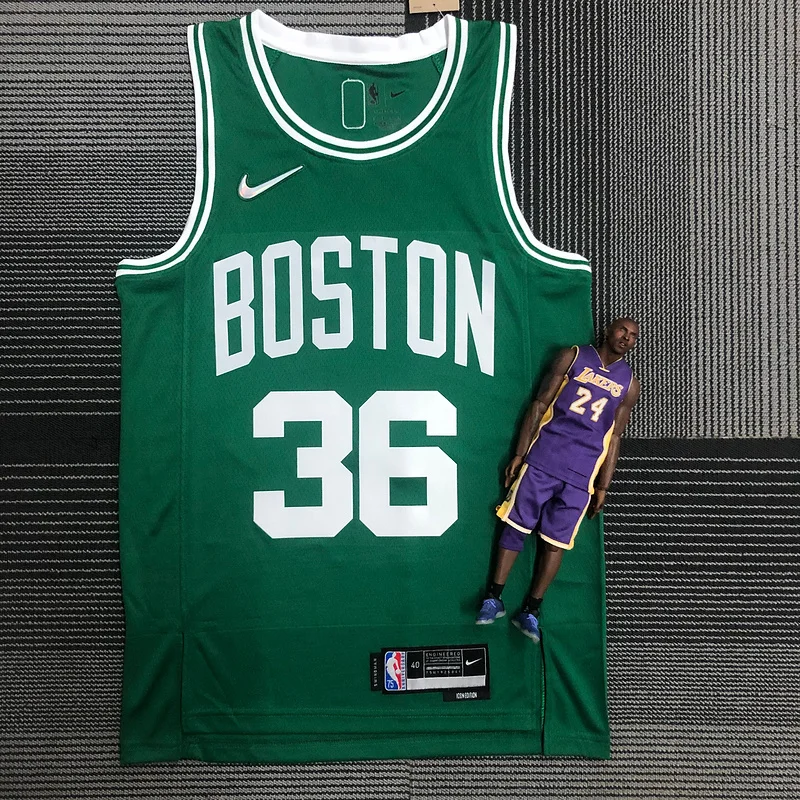 75th anniversary NBA Boston Celtics Basketball Jersey Green #36 SMART