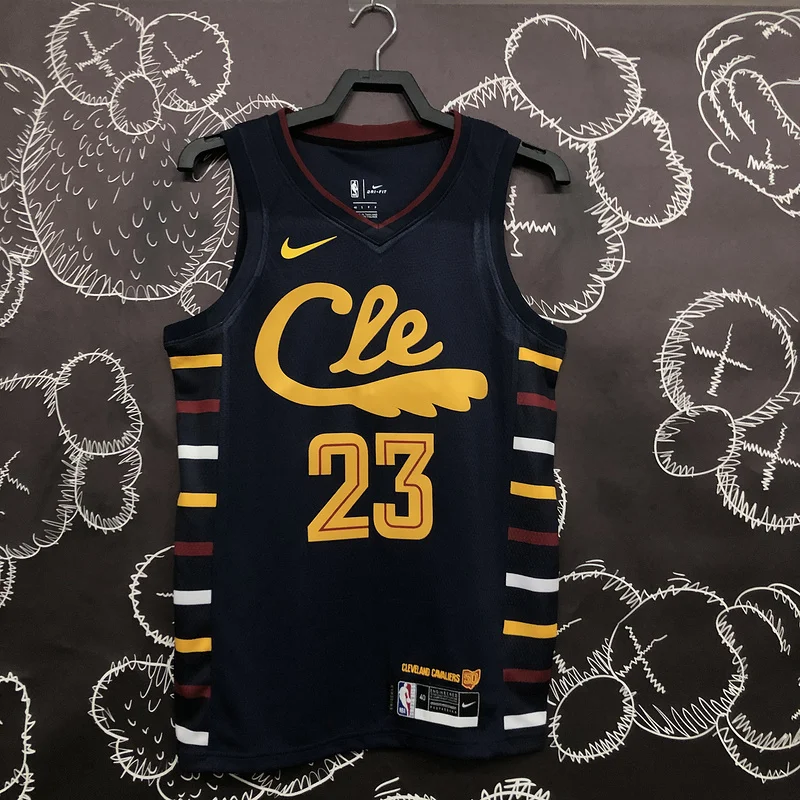 Cleveland Cavaliers Basketball Jersey stripe #23 JAMES