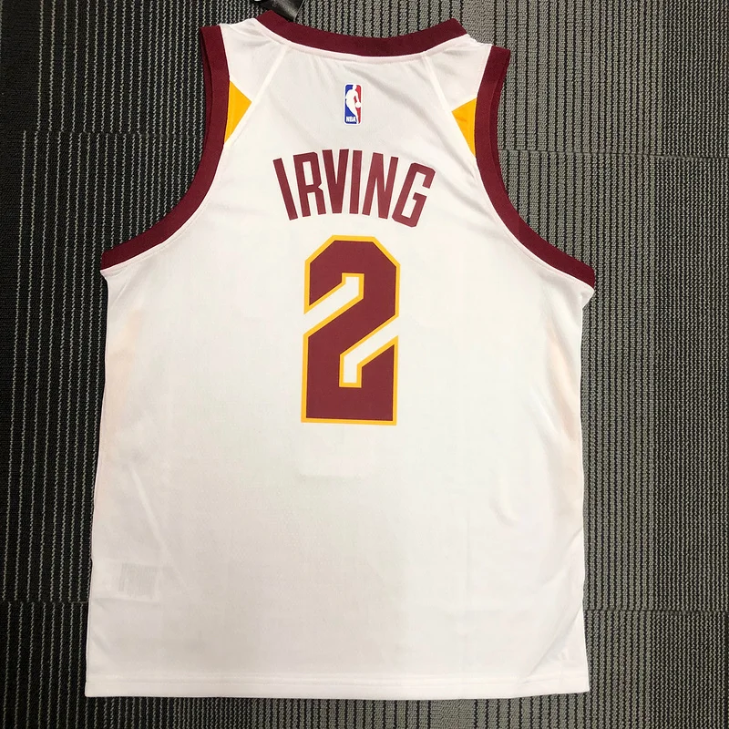 Cleveland Cavaliers Basketball Jersey White #2 IRVING