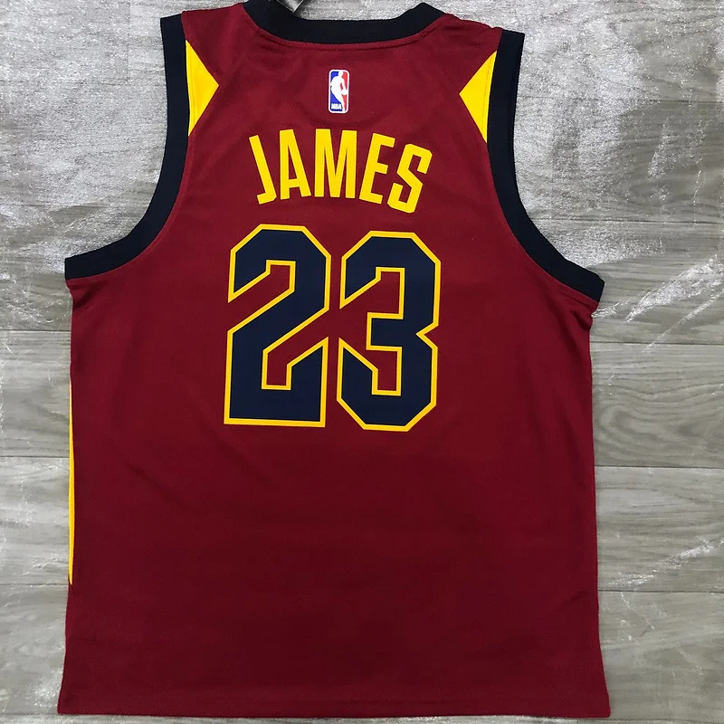 2017 Cleveland Cavaliers Basketball Jersey Red #23 JAMES