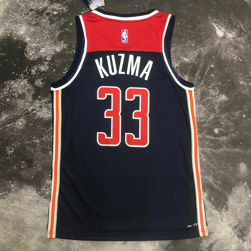 2023  Washington Wizards Basketball Jersey   trapeze  limited  #33    KUZMA