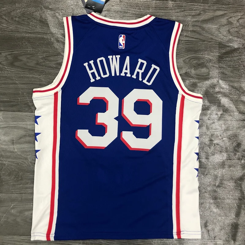 NBA Philadelphia 76ers Basketball Jersey V-neck Blue #39 HOWARD