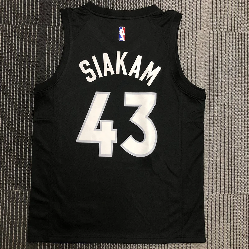 2021 NBA Toronto Raptors Basketball Jersey bonus edition #43 SIAKAM