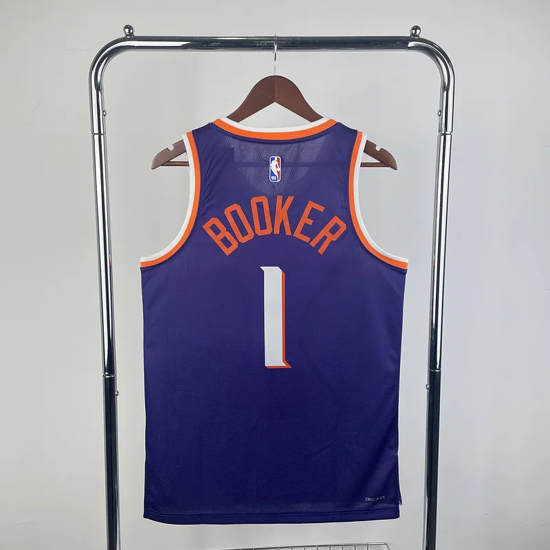 2024 Season NBA Phoenix Suns Basketball jersey Aawy Purple #1 BOOKER