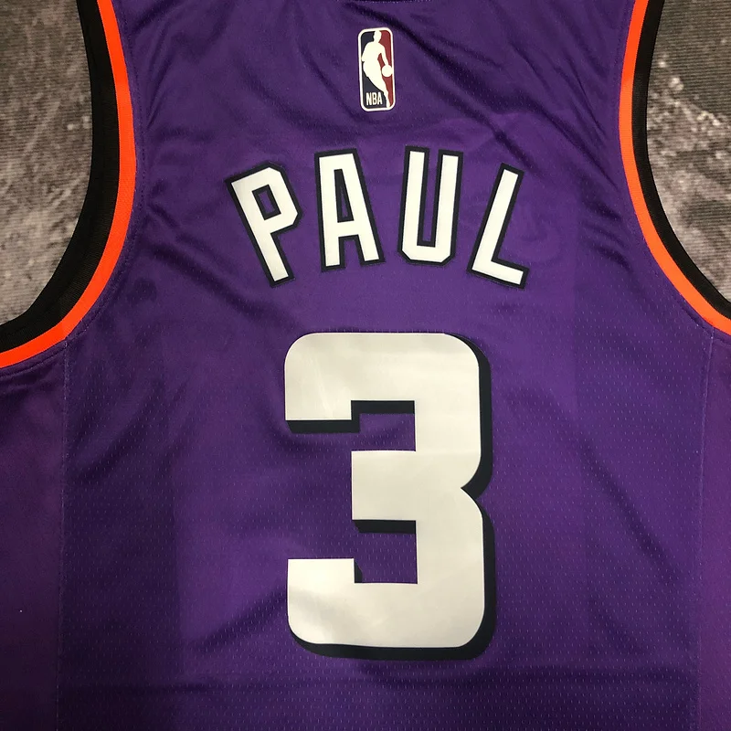 2023 Season NBA Phoenix Suns Basketball jersey Retro #3 PAUL