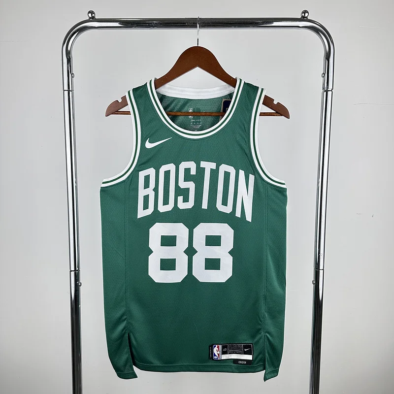 NBA Boston Celtics Basketball Jersey Green Away #88 QUETA