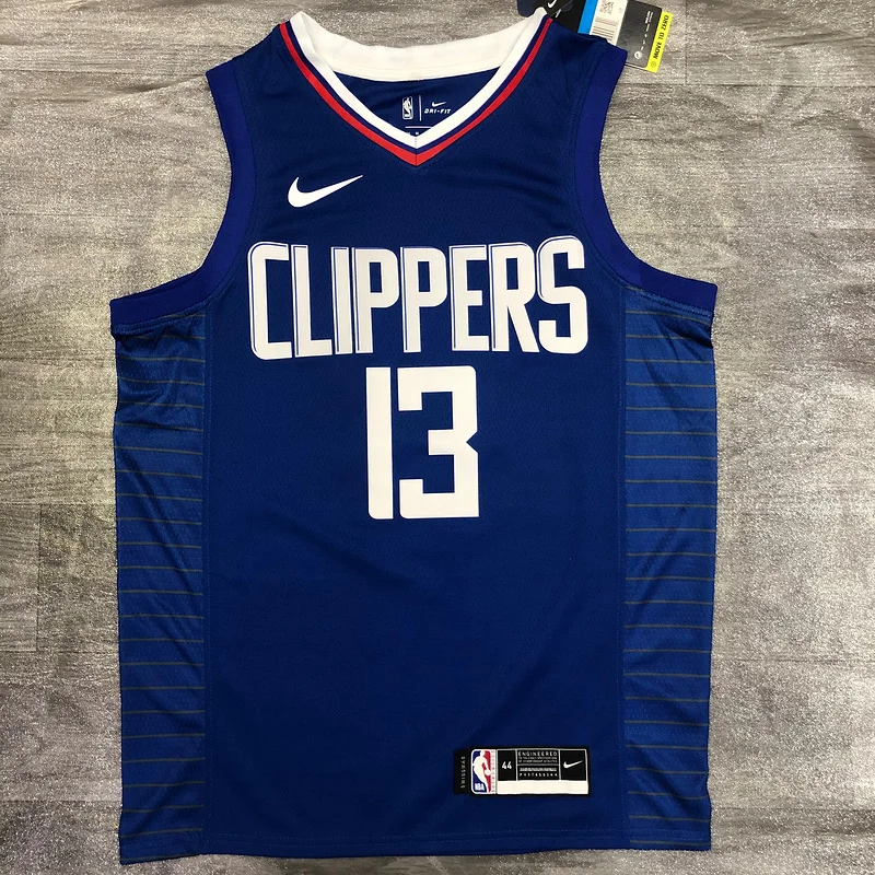 2020 Season NBA Los Angeles Clippers Basketball jersey  limited   Blue  #13   GEORGE