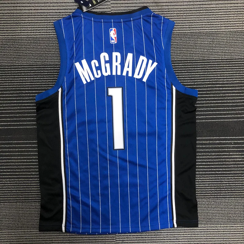 Orlando Magic Basketball Jersey Blue #1 McGrady