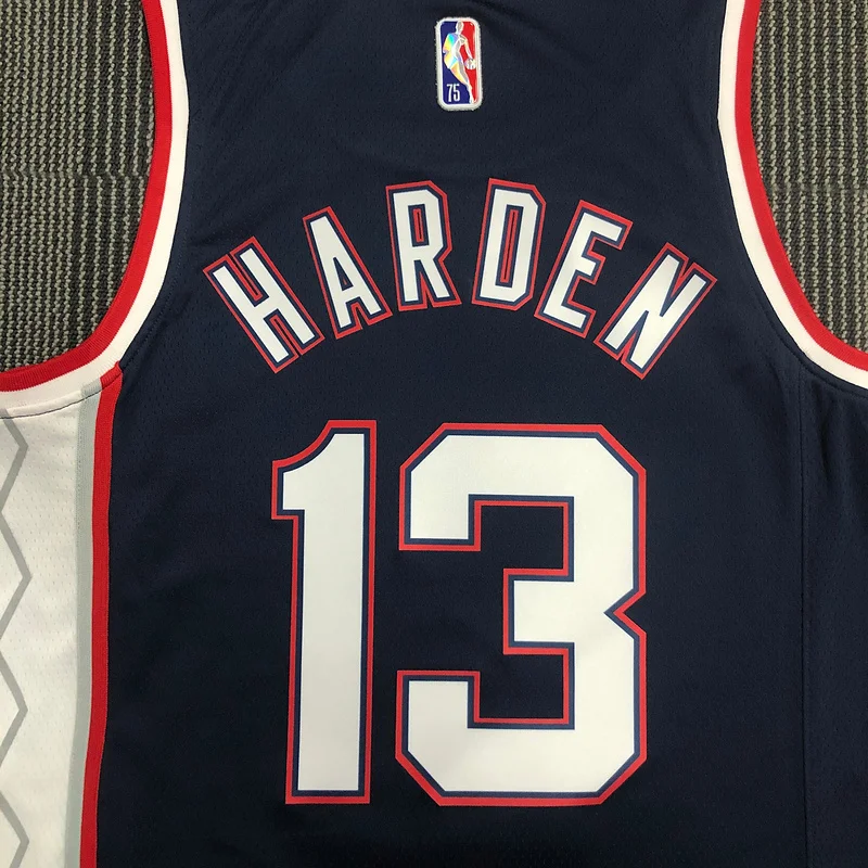 75th anniversary 2022 Season Brooklyn Nets Basketball jersey city version #13 HARDEN