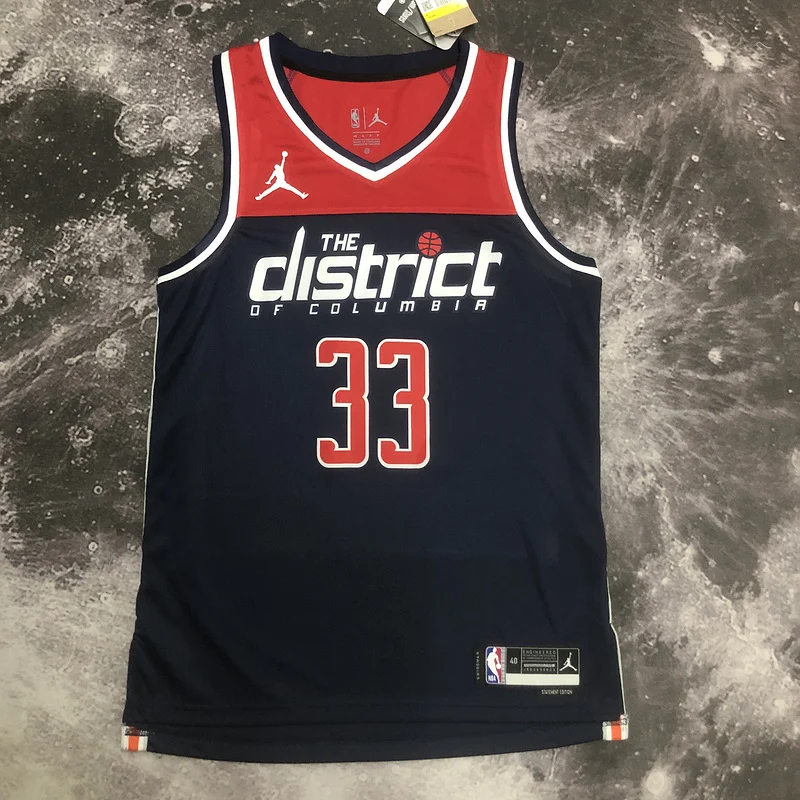 2023  Washington Wizards Basketball Jersey   trapeze  limited  #33    KUZMA