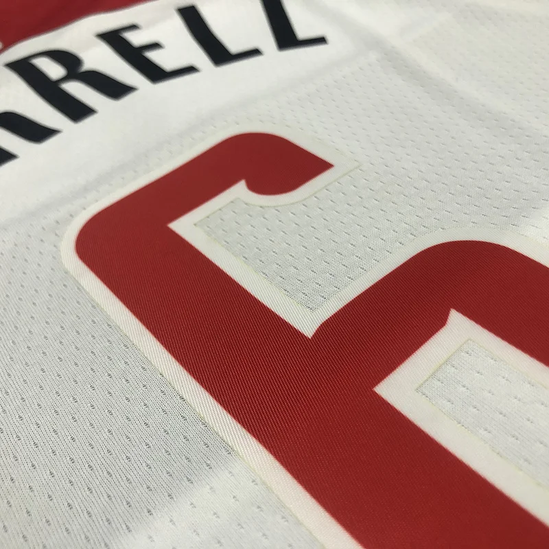 75th anniversary Washington Wizards Basketball Jersey White #6 HARRELL