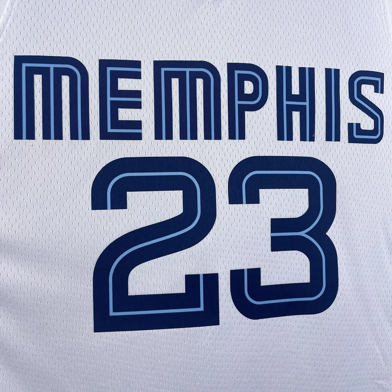 2023 Season NBA Memphis Grizzlies Basketball Jersey White #23 ROSE