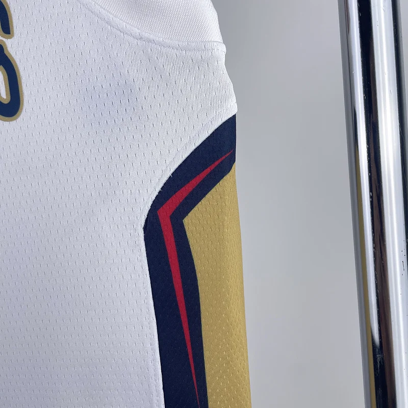 2023  New Orleans Pelicans Basketball jersey   Home   White  #14  INGRAM