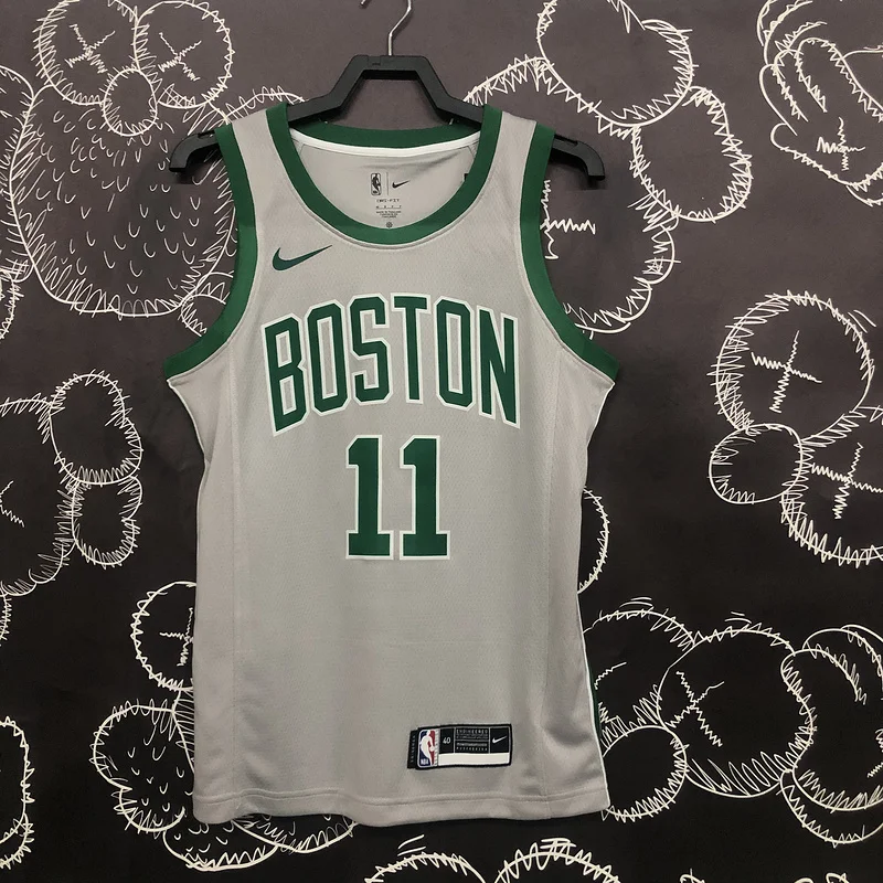 NBA Boston Celtics Basketball Jersey Gray #11 IRVING