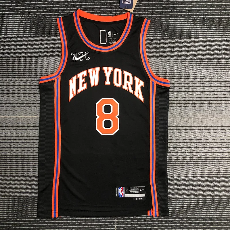 2022 New York Knicks Basketball Jersey city version #8 WALKER