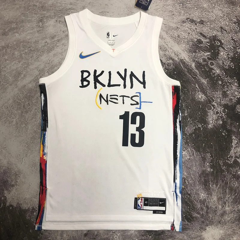 2023 Season Brooklyn Nets Basketball jersey city version #13 HARDEN