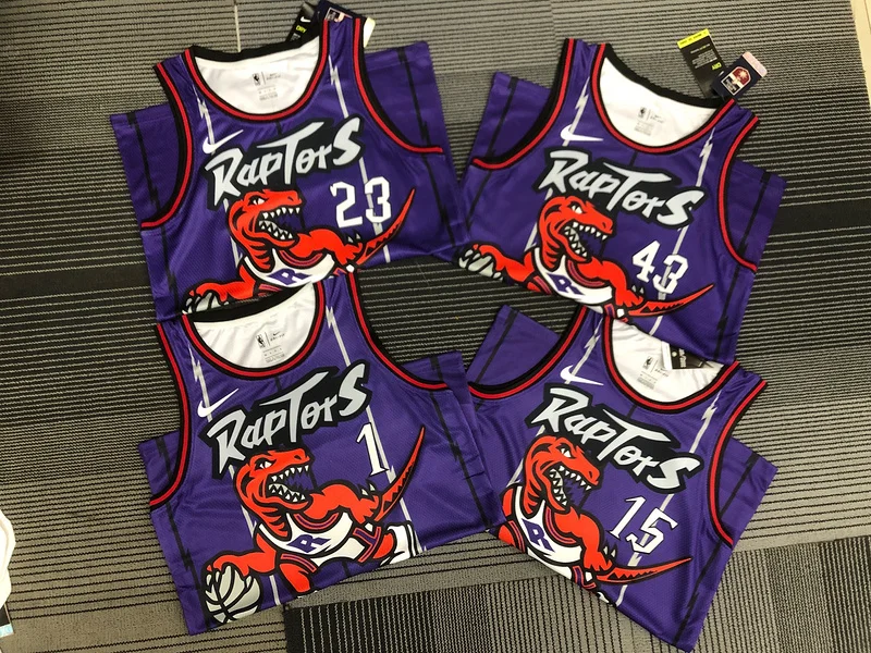 NBA Toronto Raptors Basketball Jersey Retro Purple #43 SIAKAM