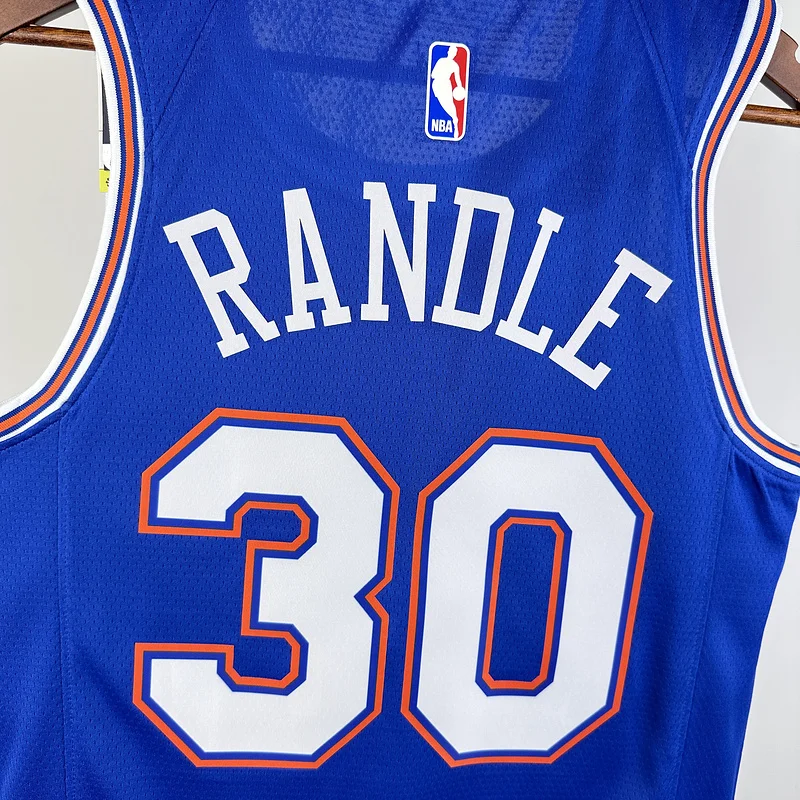 2021 New York Knicks Basketball Jersey trapeze limited #30 RANDLE