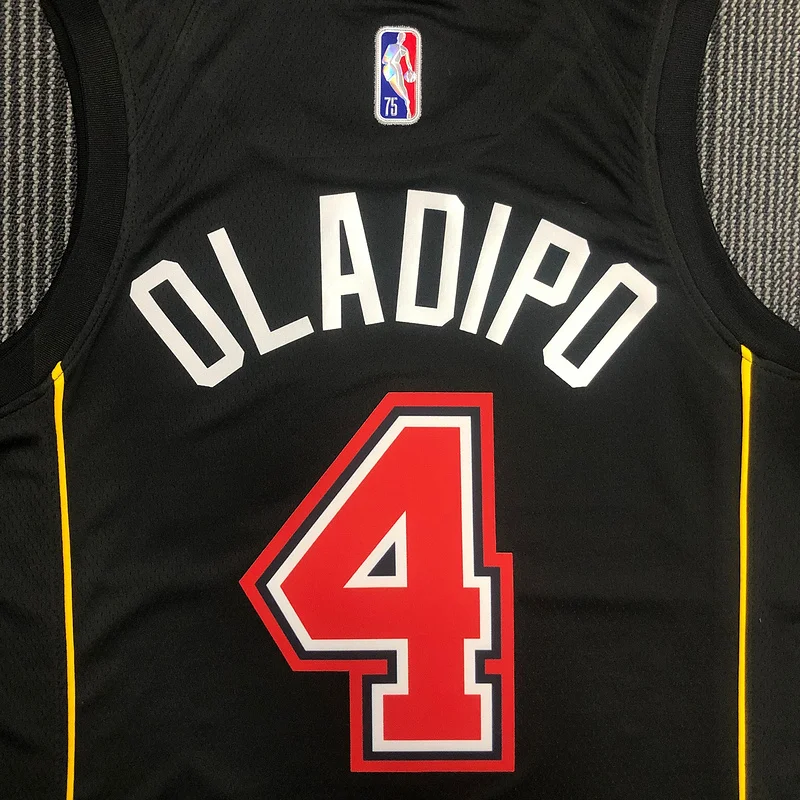 2022 Season NBA Miami Heat basketball jersey city version #4 OLADIPO