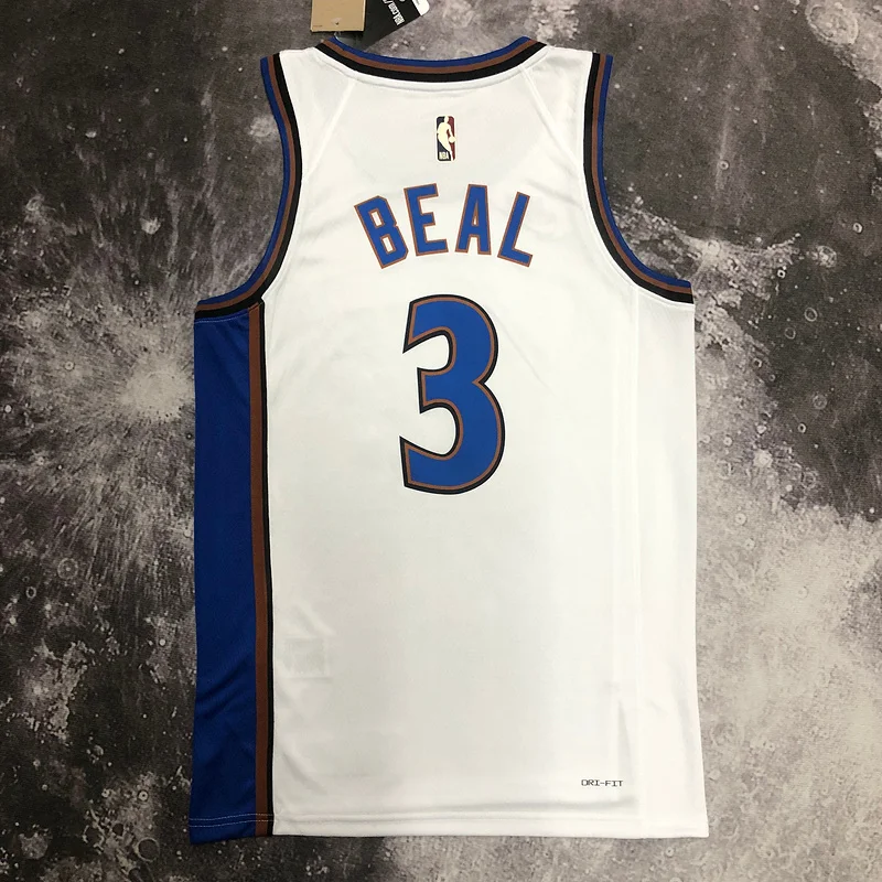 2023 Washington Wizards Basketball Jersey Retro #3 BEAL