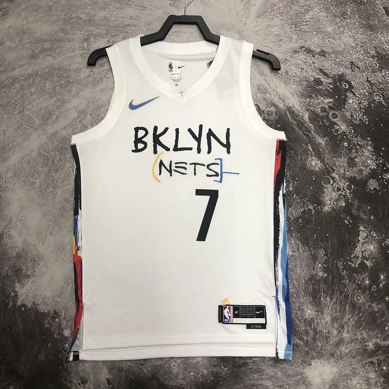 2023 Season Brooklyn Nets Basketball jersey city version #7 DURANT