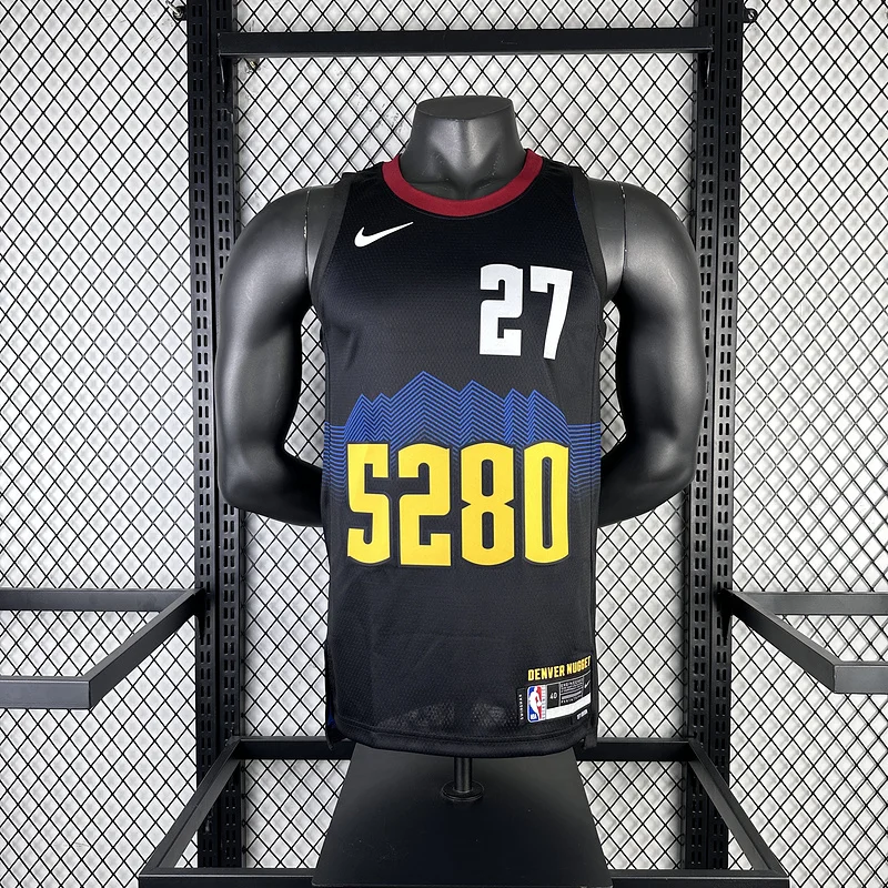 2024 Season NBA Denver Nuggets Basketball jersey city version #27 MURRAY