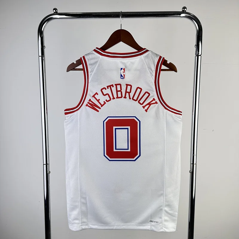 2024 Houston Rockets Basketball Jersey city version #0 WESTBROOK