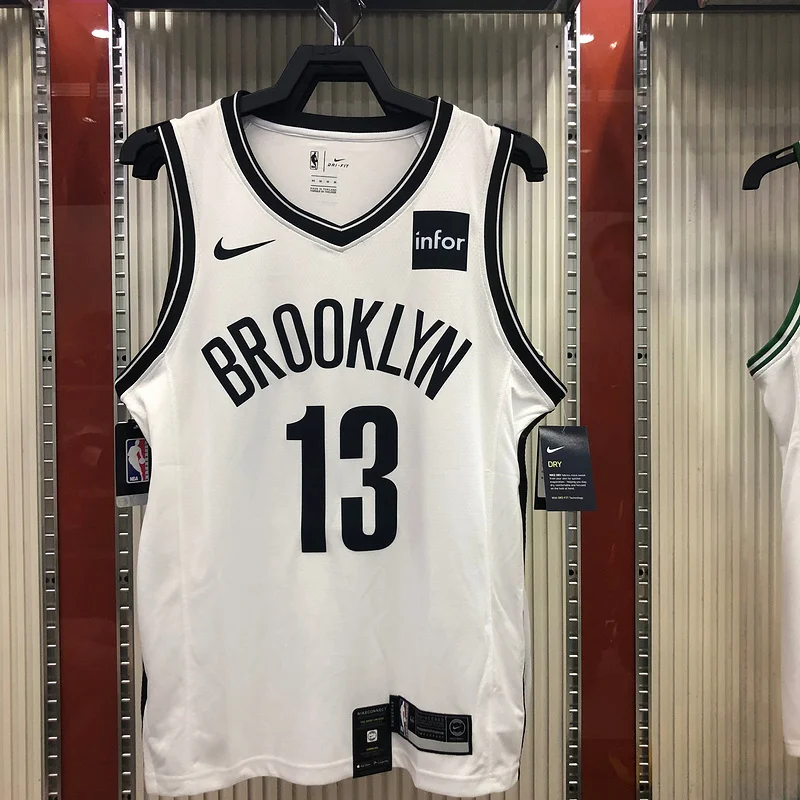 Brooklyn Nets Basketball jersey White #13 HARDEN