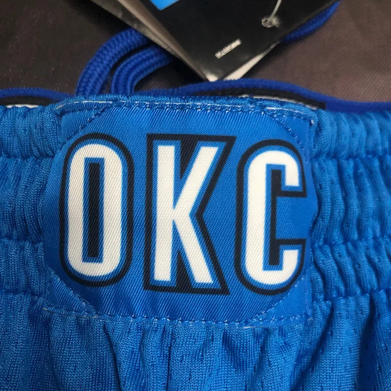 NBA Oklahoma City Thunder Basketball Blue Shorts