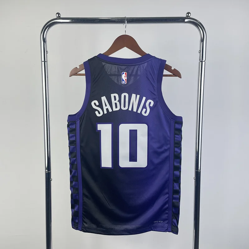 2024 Sacramento Kings Basketball Jersey trapeze limited #10 SABONIS