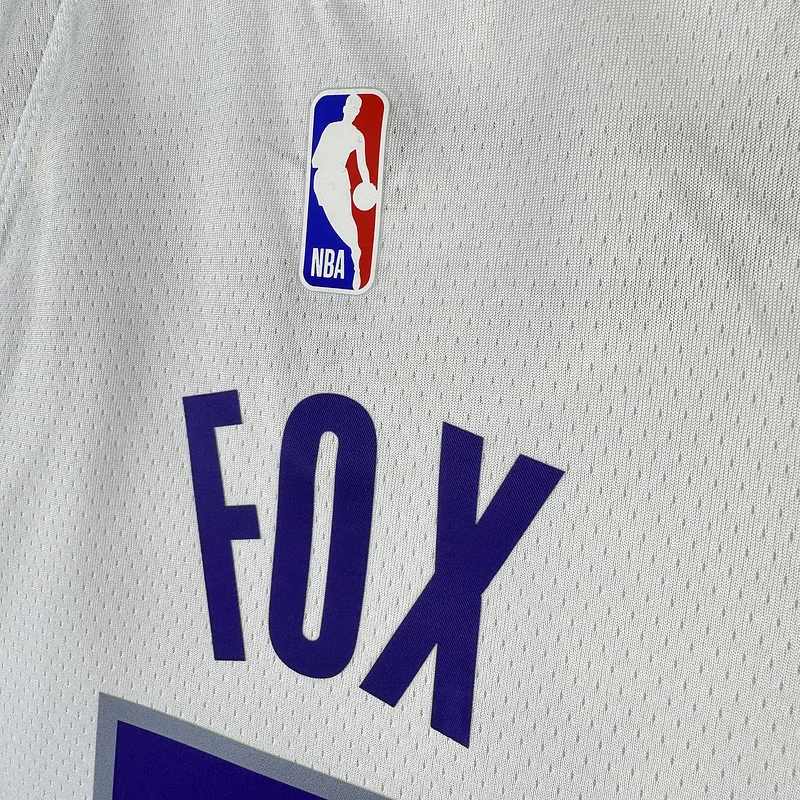 2023 Sacramento Kings Basketball Jersey Home #5 FOX