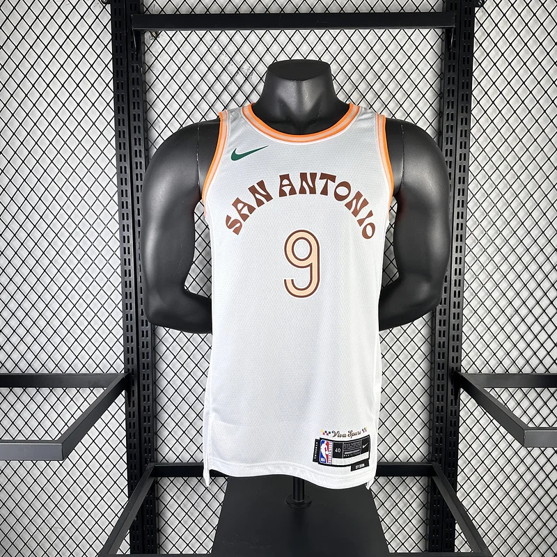 2024 San Antonio Spurs Basketball Jersey city version #9 PARKER