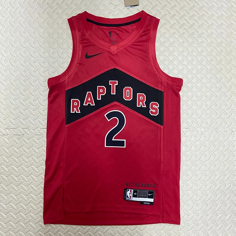 2023 NBA Toronto Raptors Basketball Jersey Aawy Red #2 LEONARD