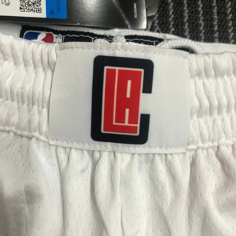 NBA Los Angeles Clippers Basketball limited  White  Shorts