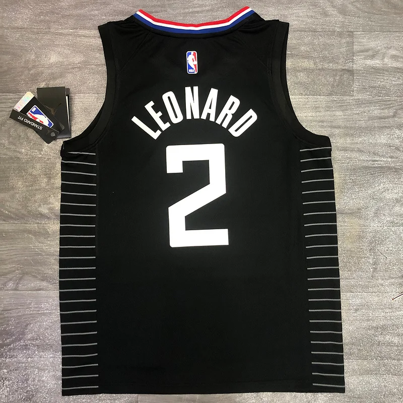 2021 Season NBA Los Angeles Clippers Basketball jersey Jordan  theme  limited  city version  #2   LEONARD