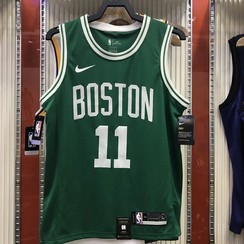 NBA Boston Celtics Basketball Jersey Retro Green #11 IRVING