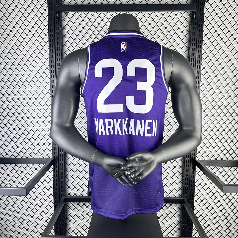 2024 Utah Jazz Basketball Jersey city version #23 MARKKANEN