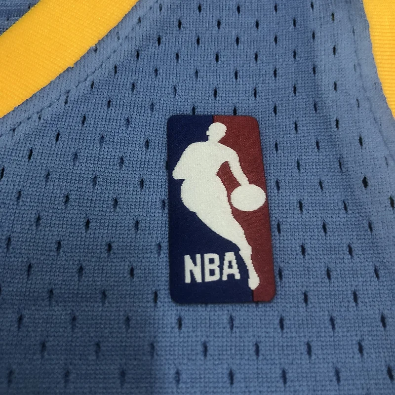 2003 2004 Season Mitchell Ness Hot Print Retro SW NBA Denver Nuggets Basketball jersey Blue #15 ANTHDNY