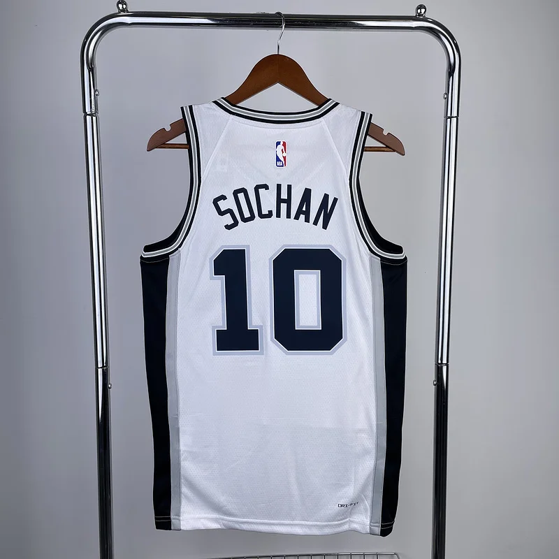 2023 San Antonio Spurs Basketball Jersey White #10 SOCHAN